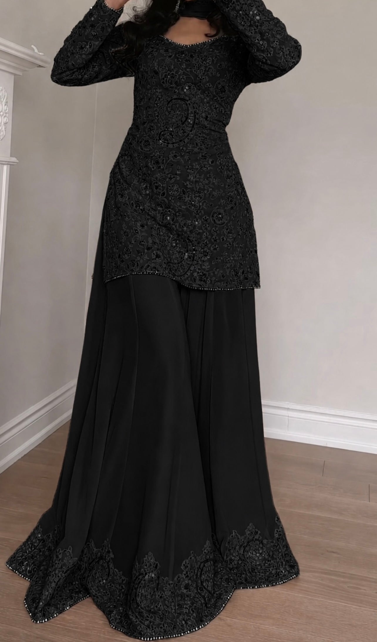 Rooha Sharara Set 3PC Available in 7 Colours