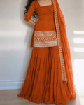Rooha Sharara Set 3PC Available in 5 Colours